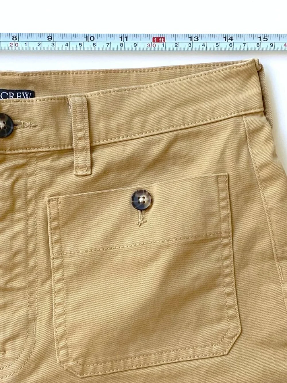 J.Crew Sailor Slim Wide-Leg Chino Pants Honey Brown 27